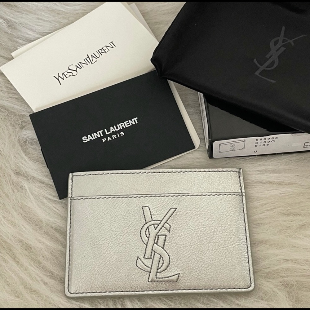 YSL Leather Card Holder